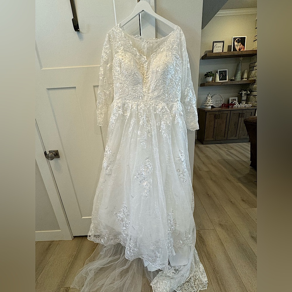 Wedding Dress (see measurements)